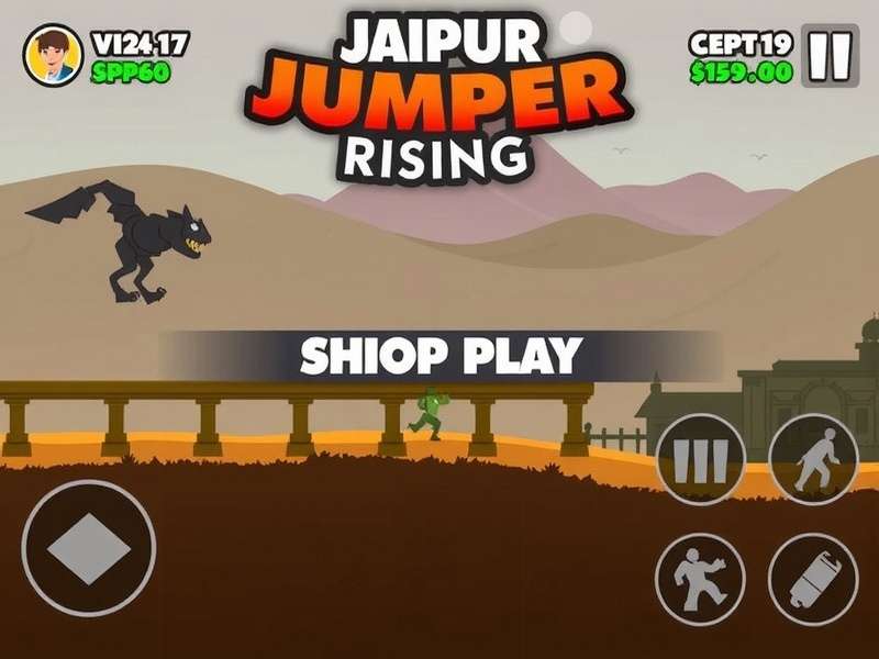 Jaipur Jumper Rising Gameplay Screenshot